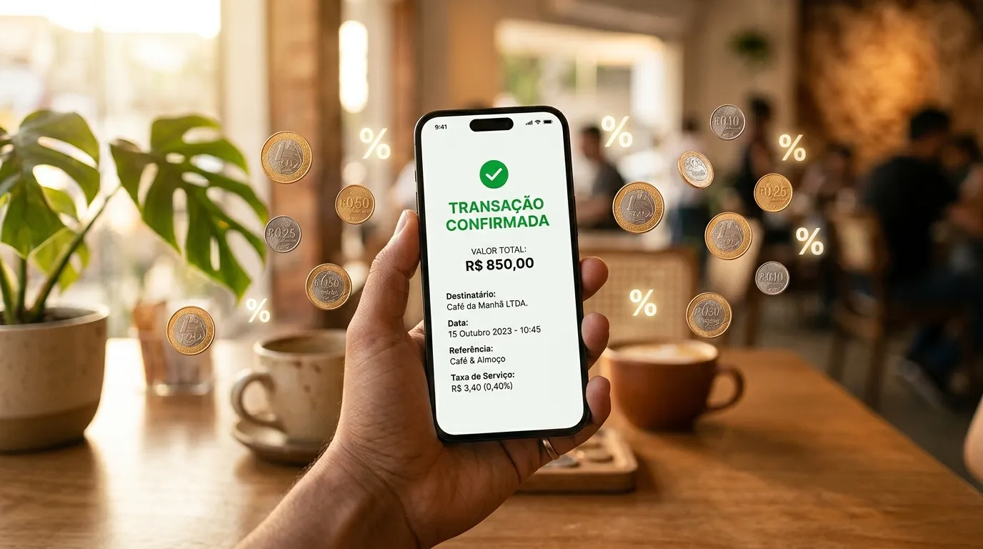 como funciona a taxa do pix​.