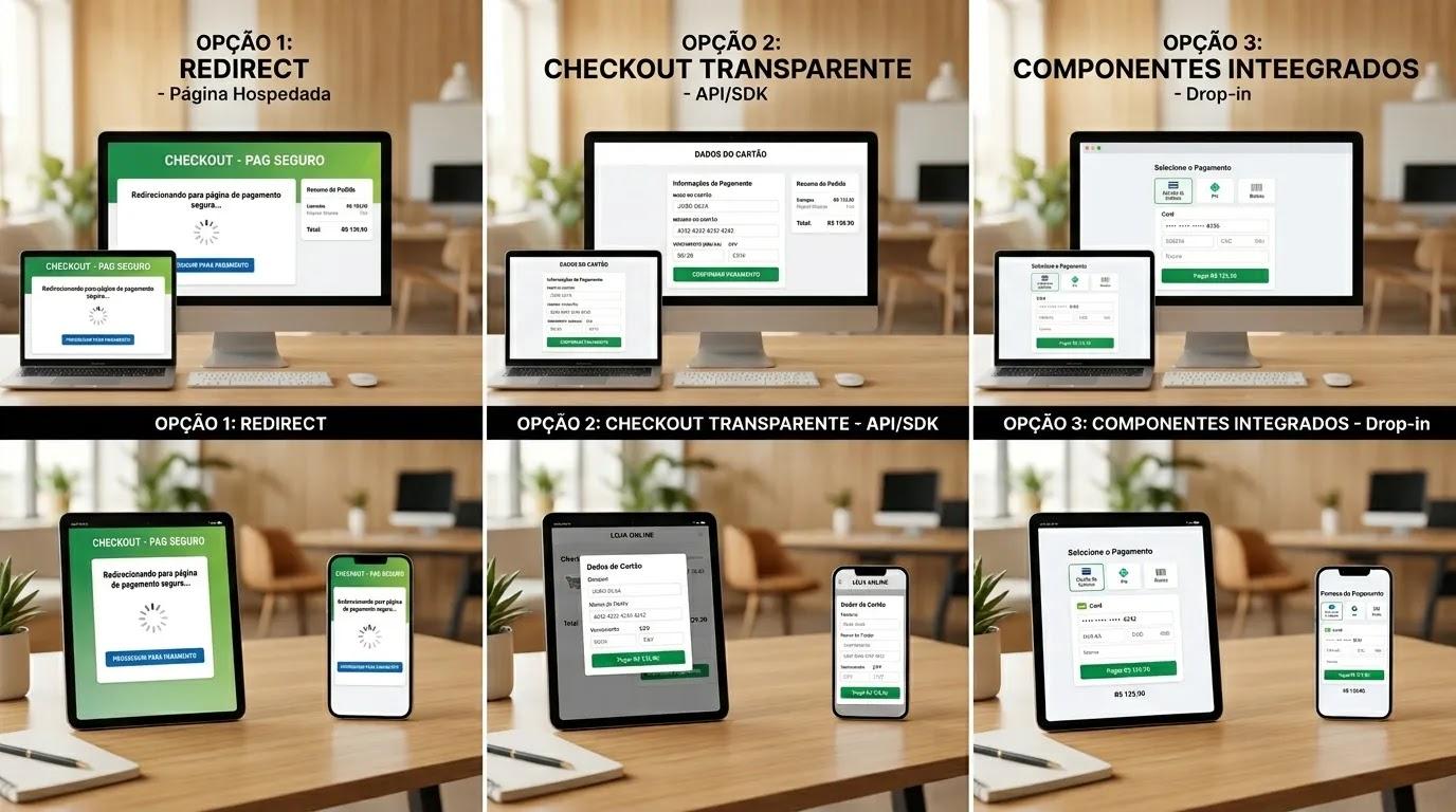 Tipos de checkout do Mercado Pago para lojas online